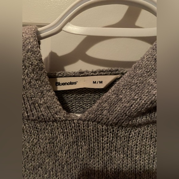 Grey Knit Sweater Bluenotes​ - Picture 3 of 3